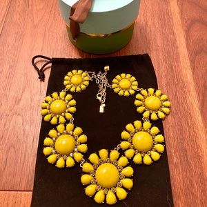 [Kate Spade] Vintage Style Yellowish Lime Green Statement Necklace